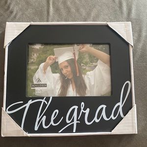 Brand new in box picture frame “the grad” never used fits a 4x6 photo frame